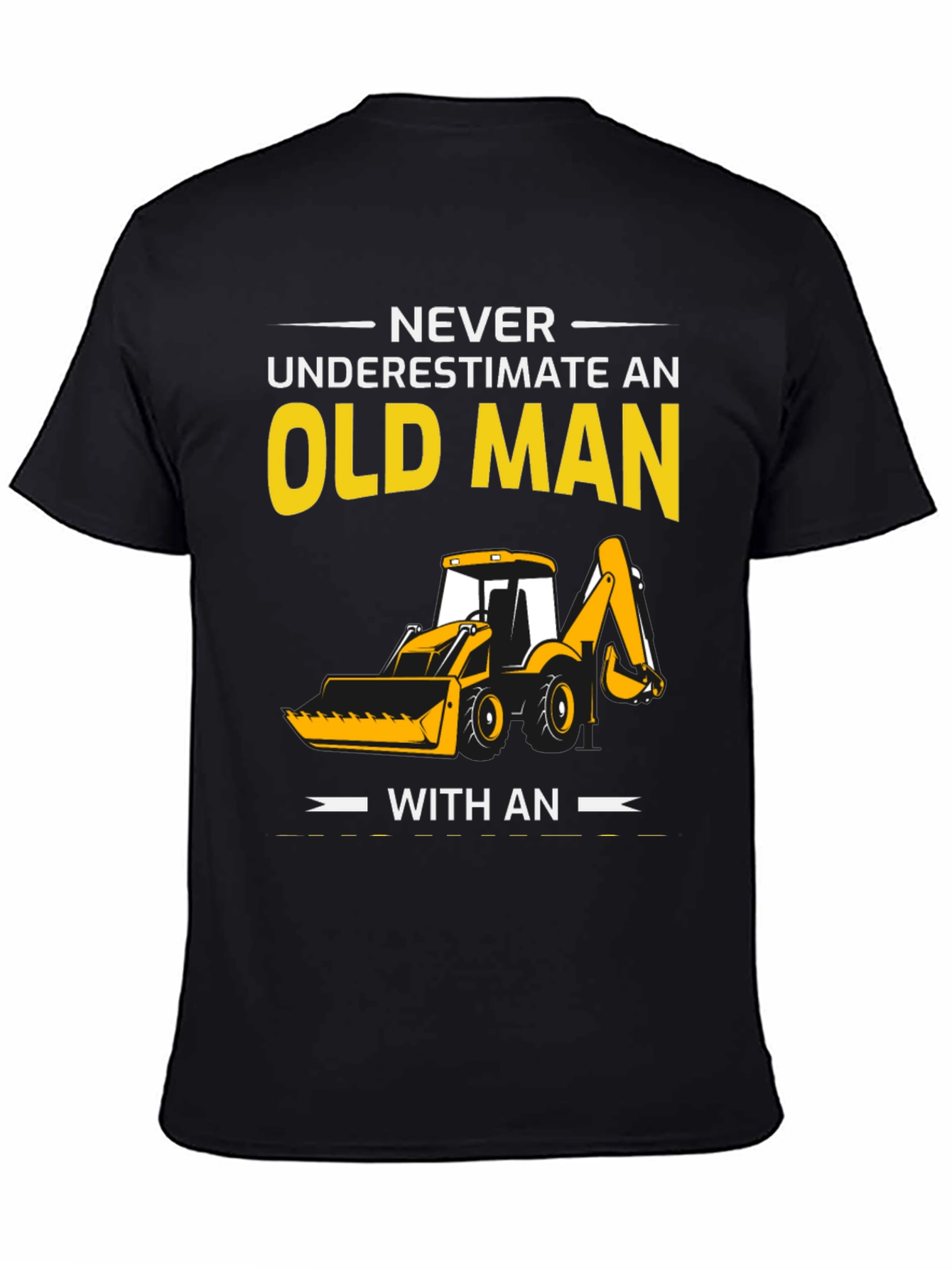 Old Man Excavator T-Shirt