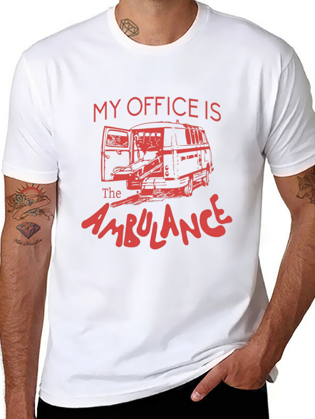 My Office Is The Ambulance Graphic Tee