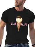 C.R.E.A.M. Ice Cream Graphic Tee - Black