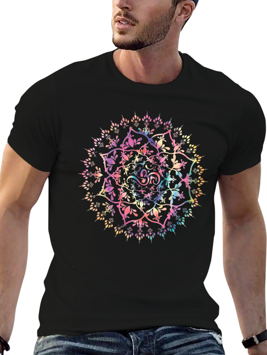Om Mandala T-Shirt - Spiritual Yoga Design