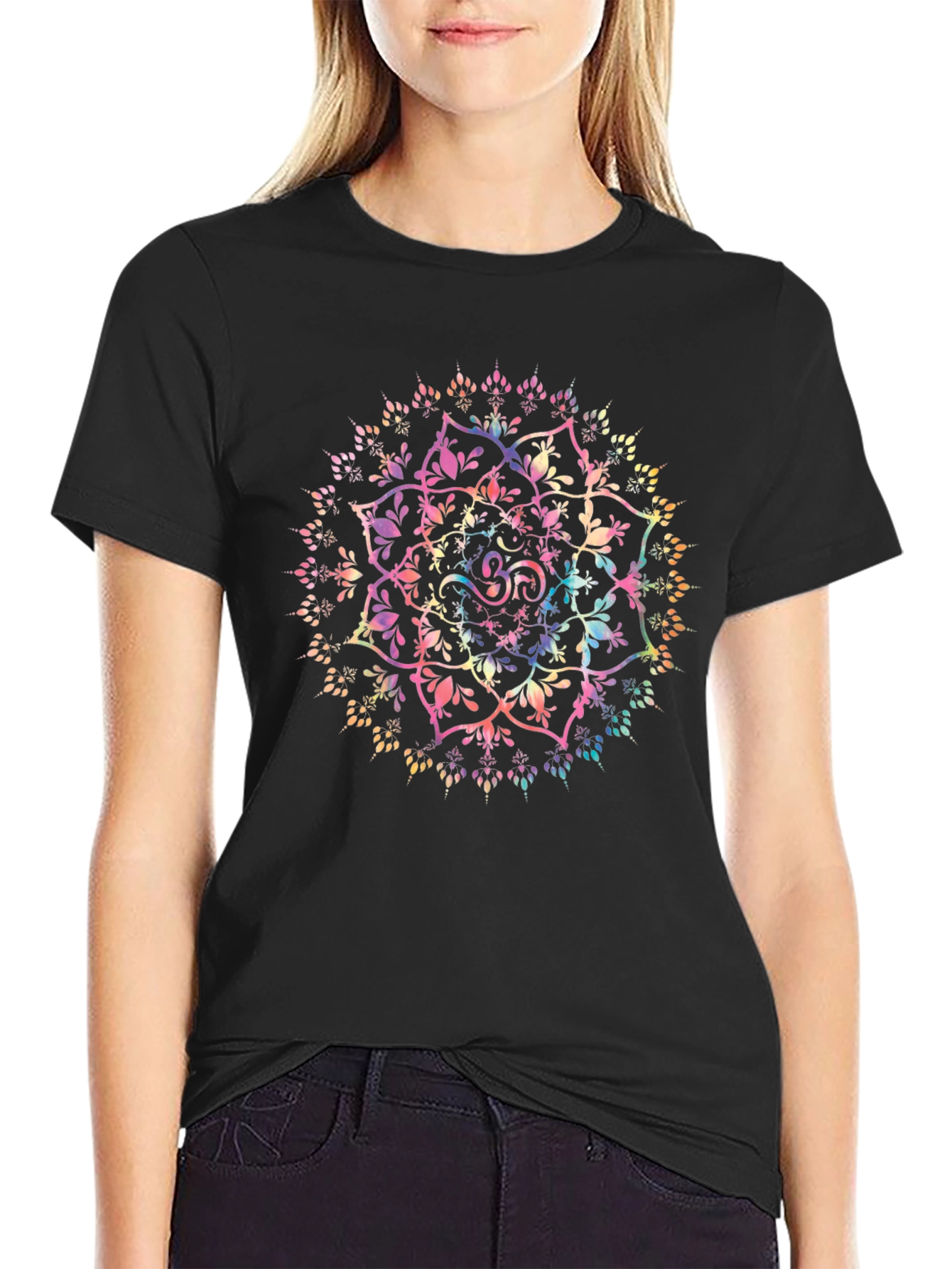 Om Mandala T-Shirt - Spiritual Yoga Design