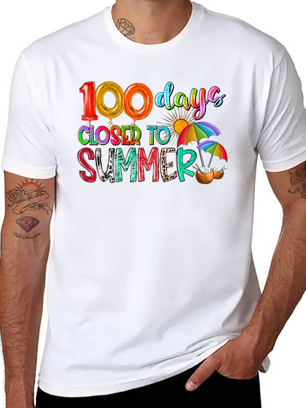 100 Days Closer To Summer Graphic Tee