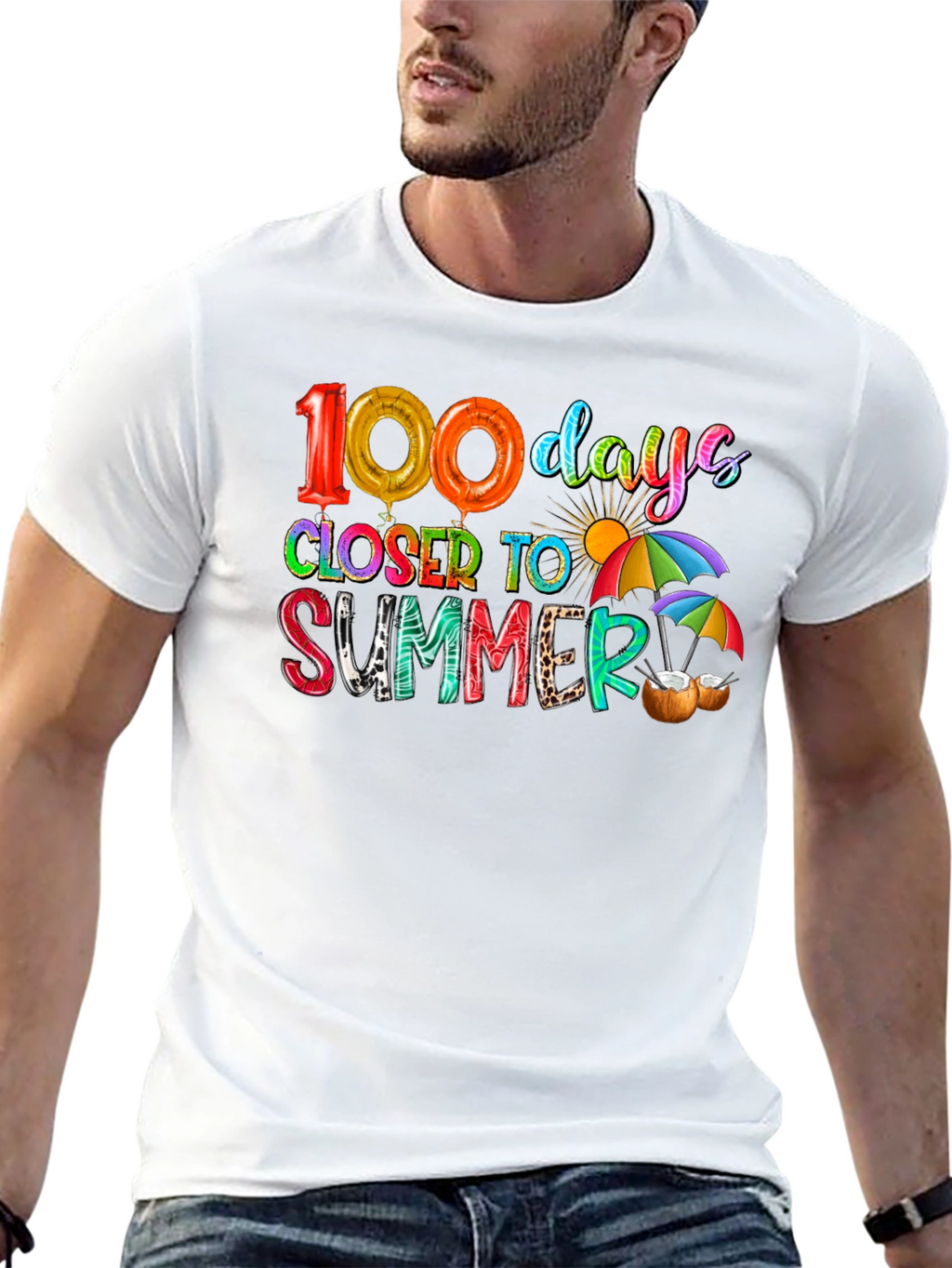 100 Days Closer To Summer Graphic Tee