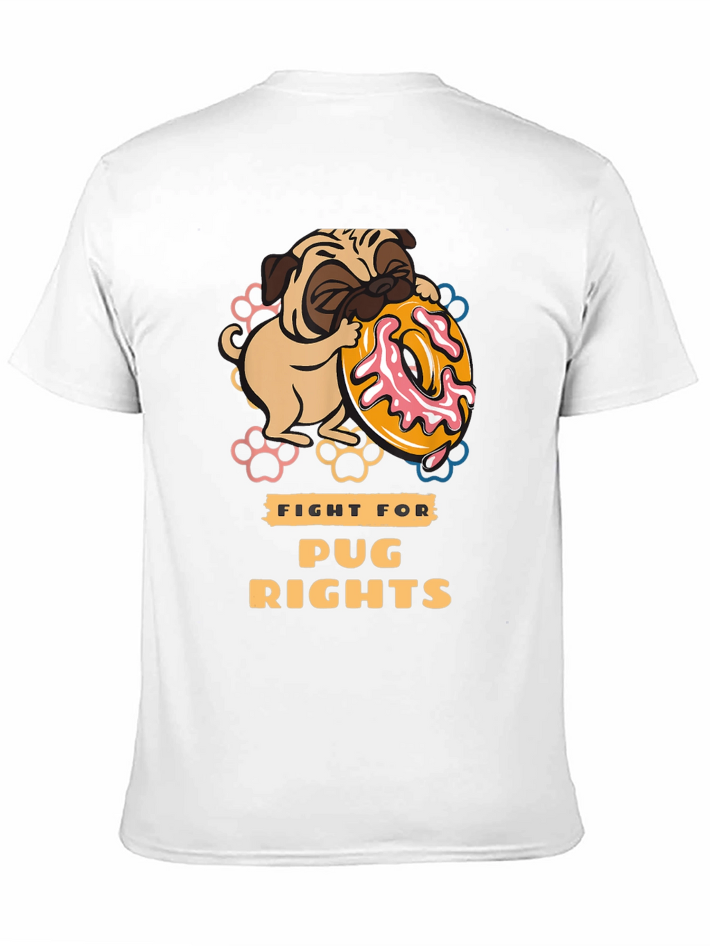 Pug Rights Graphic T-Shirt - Unisex