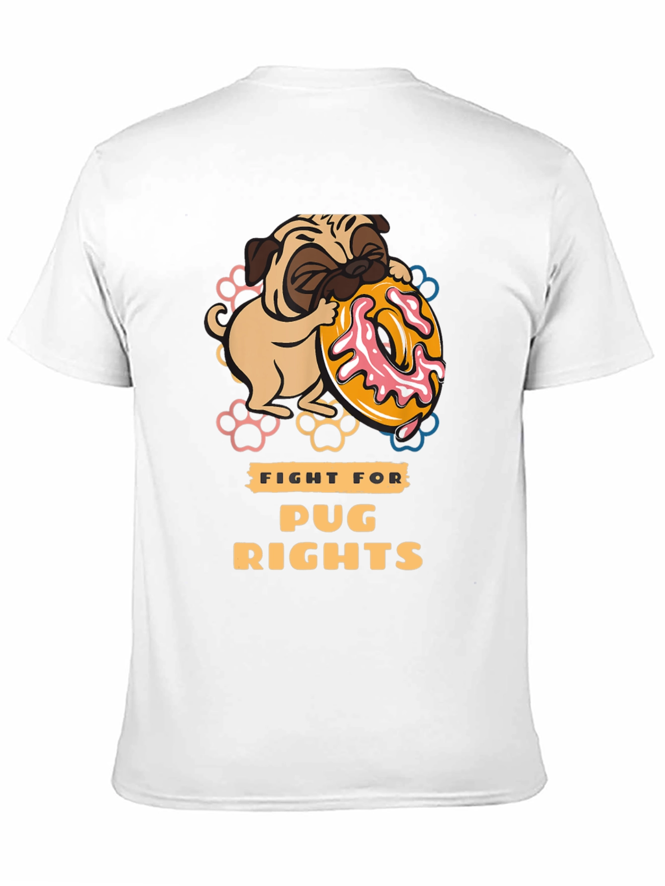 Pug Rights Graphic T-Shirt - Unisex