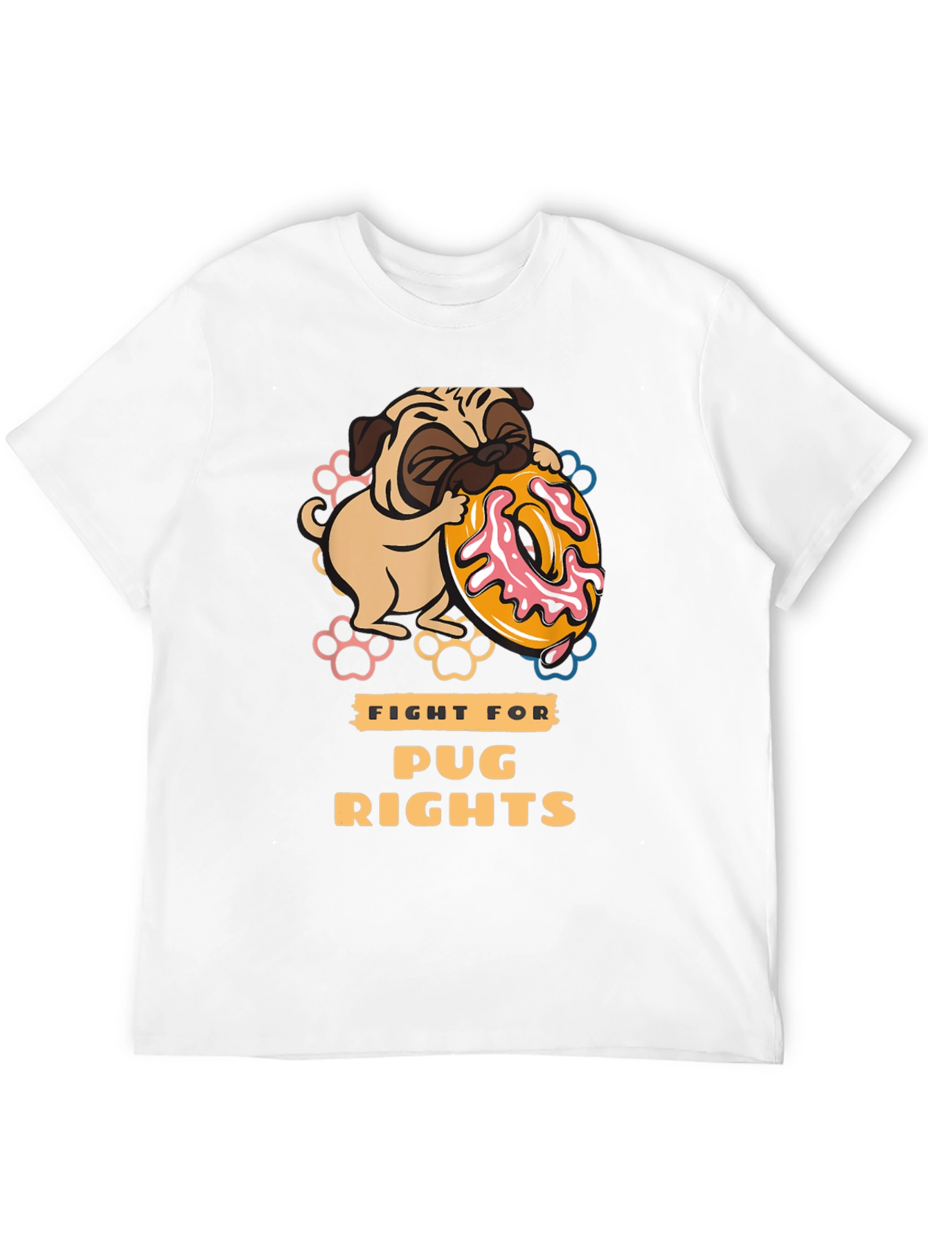 Pug Rights Graphic T-Shirt - Unisex
