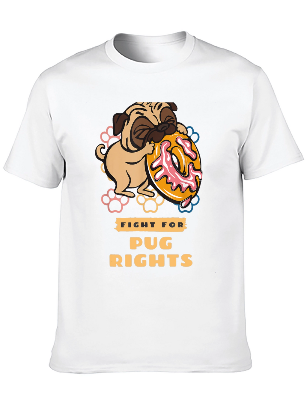 Pug Rights Graphic T-Shirt - Unisex