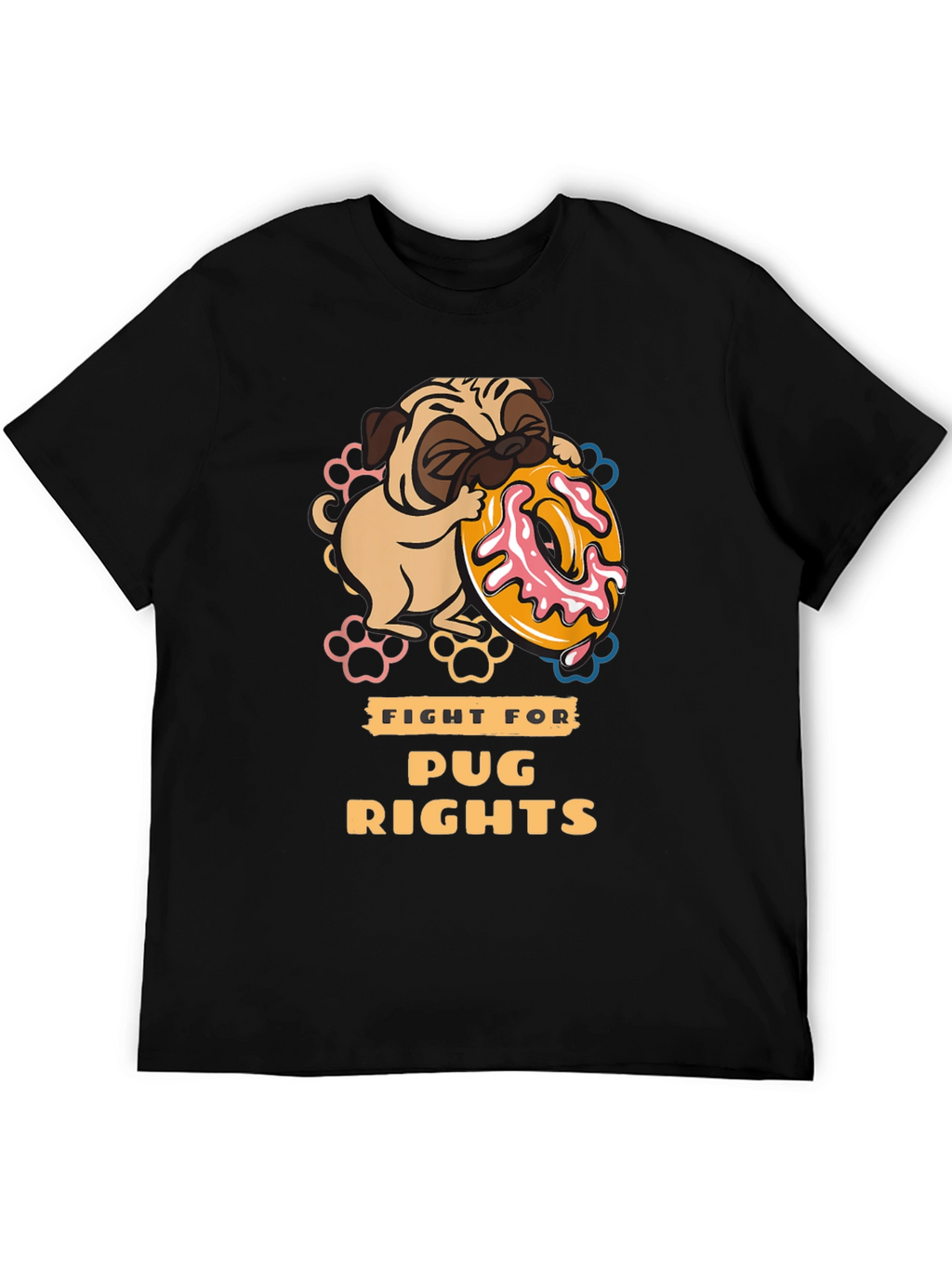 Pug Rights Graphic T-Shirt - Unisex