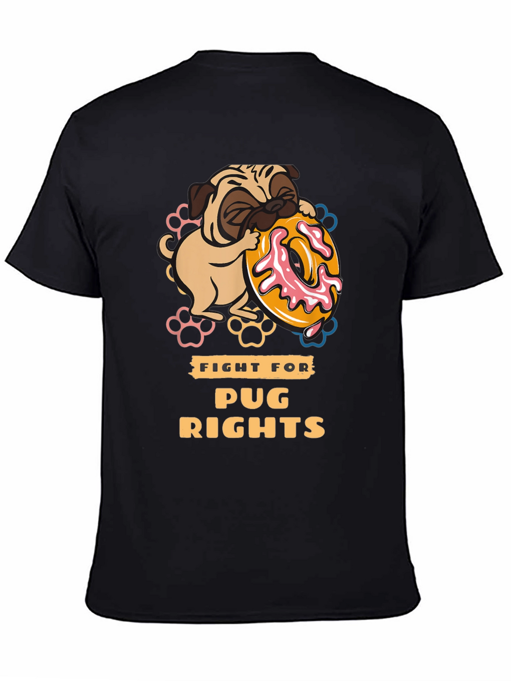 Pug Rights Graphic T-Shirt - Unisex