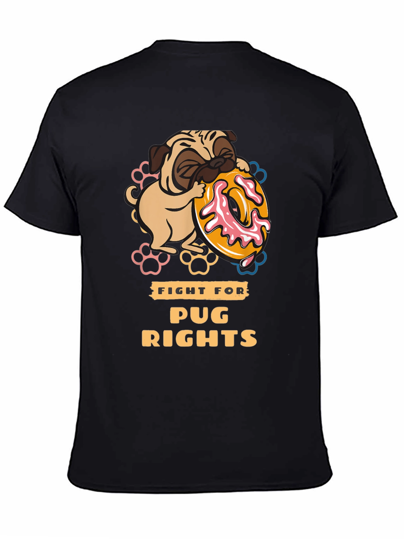 Pug Rights Graphic T-Shirt - Unisex