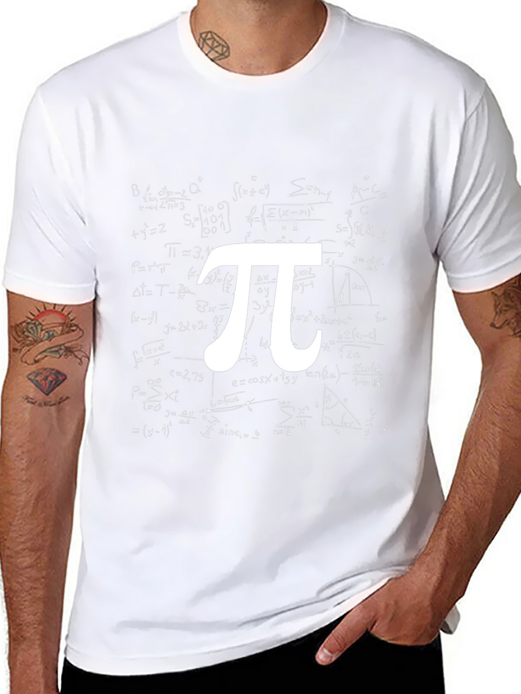 Math Equations Pi Symbol Graphic T-Shirt