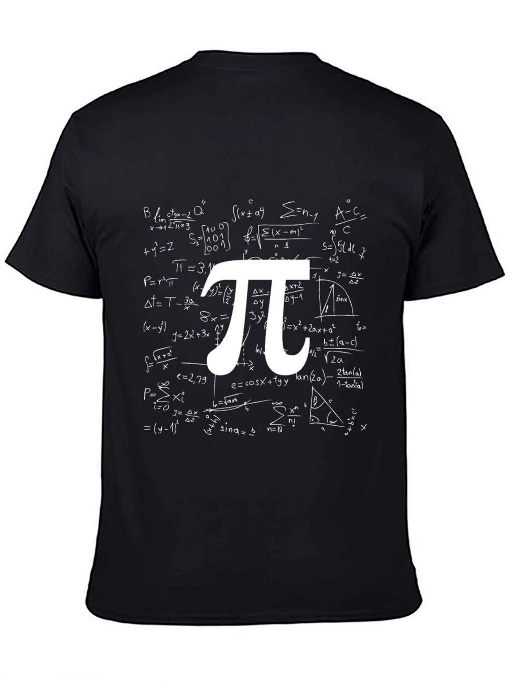Math Equations Pi Symbol Graphic T-Shirt