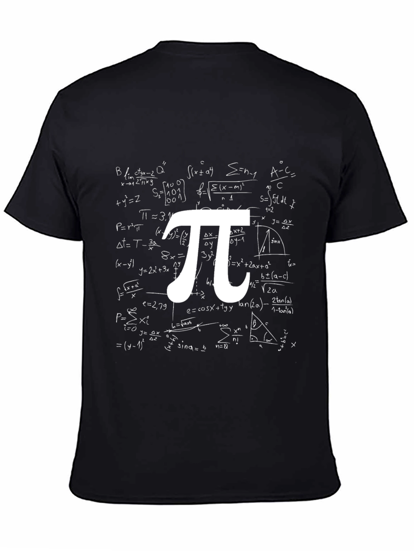 Math Equations Pi Symbol Graphic T-Shirt