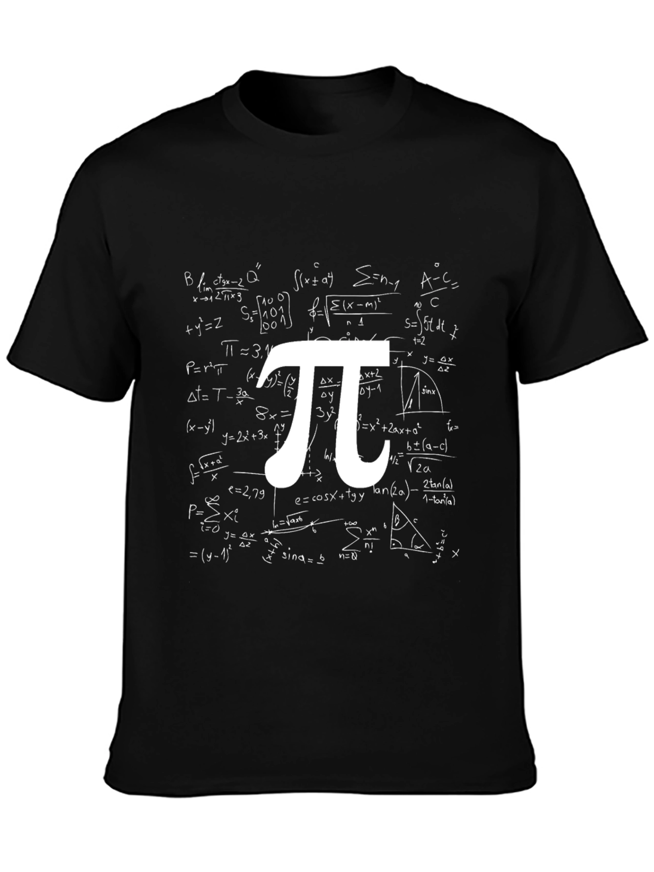 Math Equations Pi Symbol Graphic T-Shirt