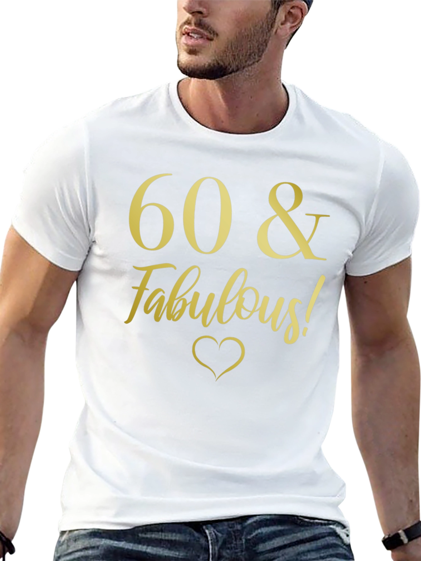 60 & Fabulous! Black T-Shirt