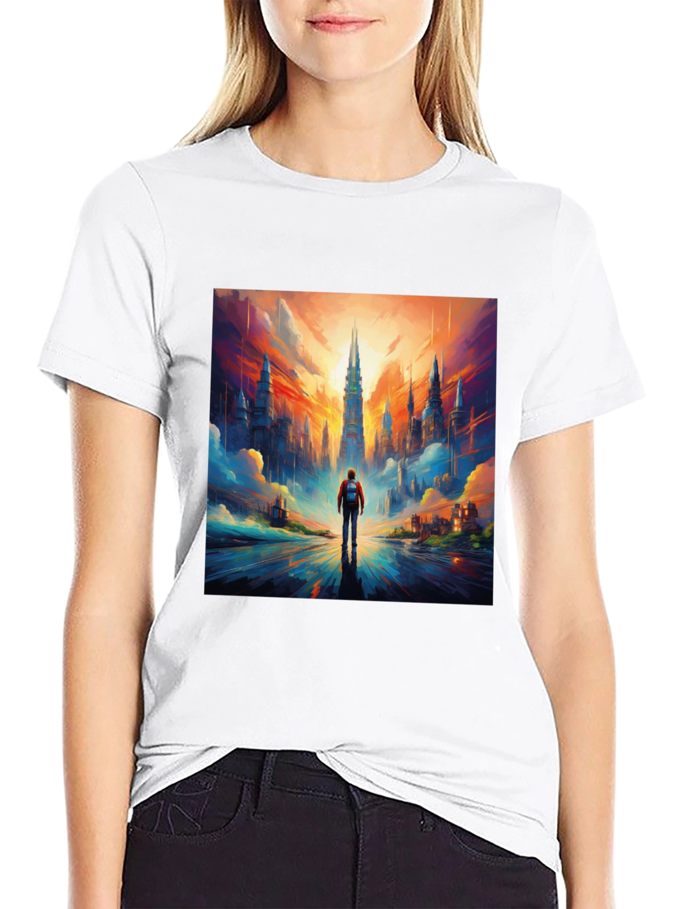 Cityscape Graphic Tee - Bold Urban Style