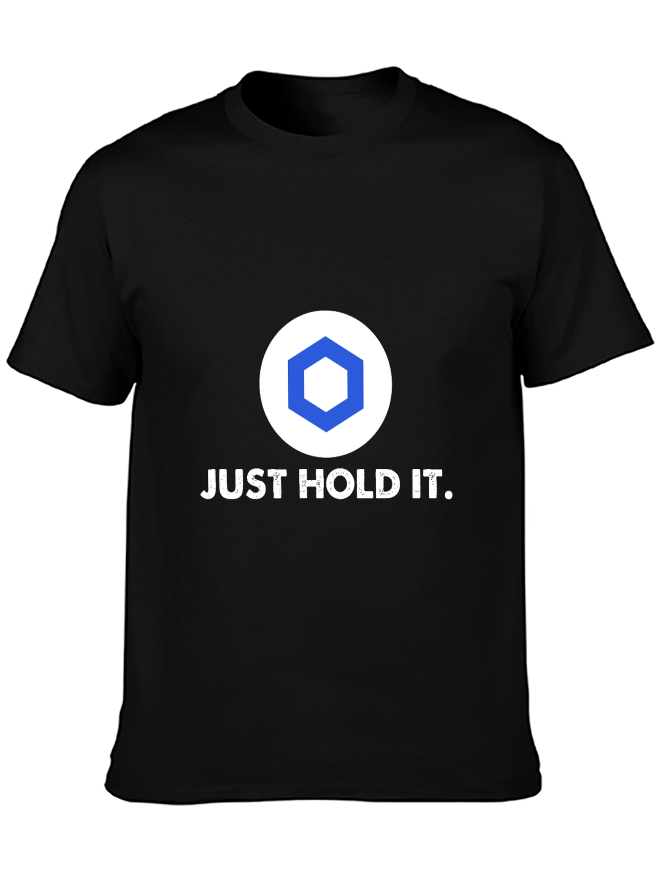 Just Hold It Crypto T-Shirt - Black