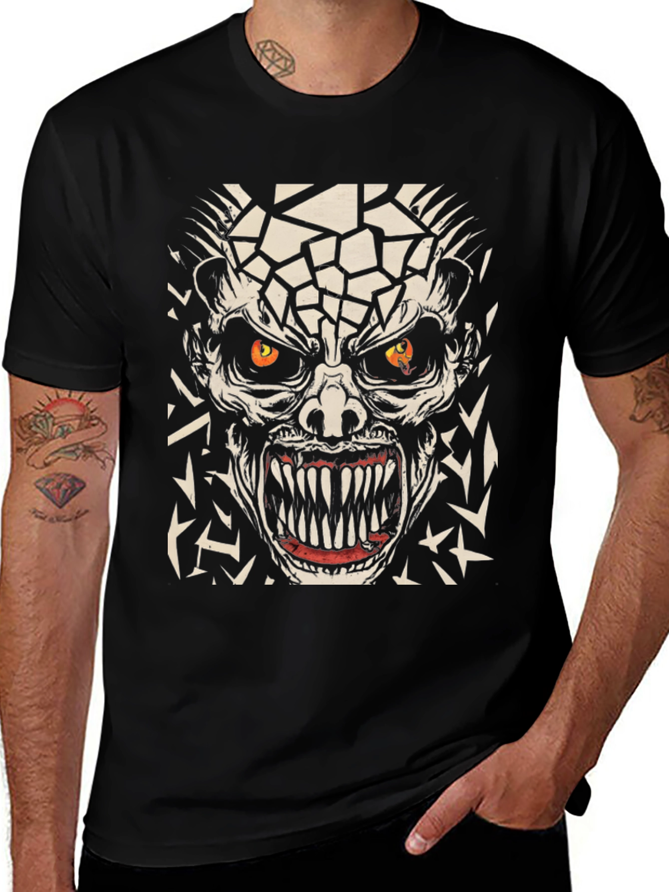 Monster Graphic Tee - Bold Horror Design
