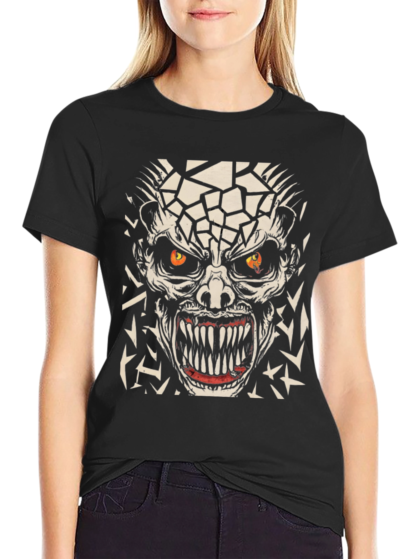 Monster Graphic Tee - Bold Horror Design