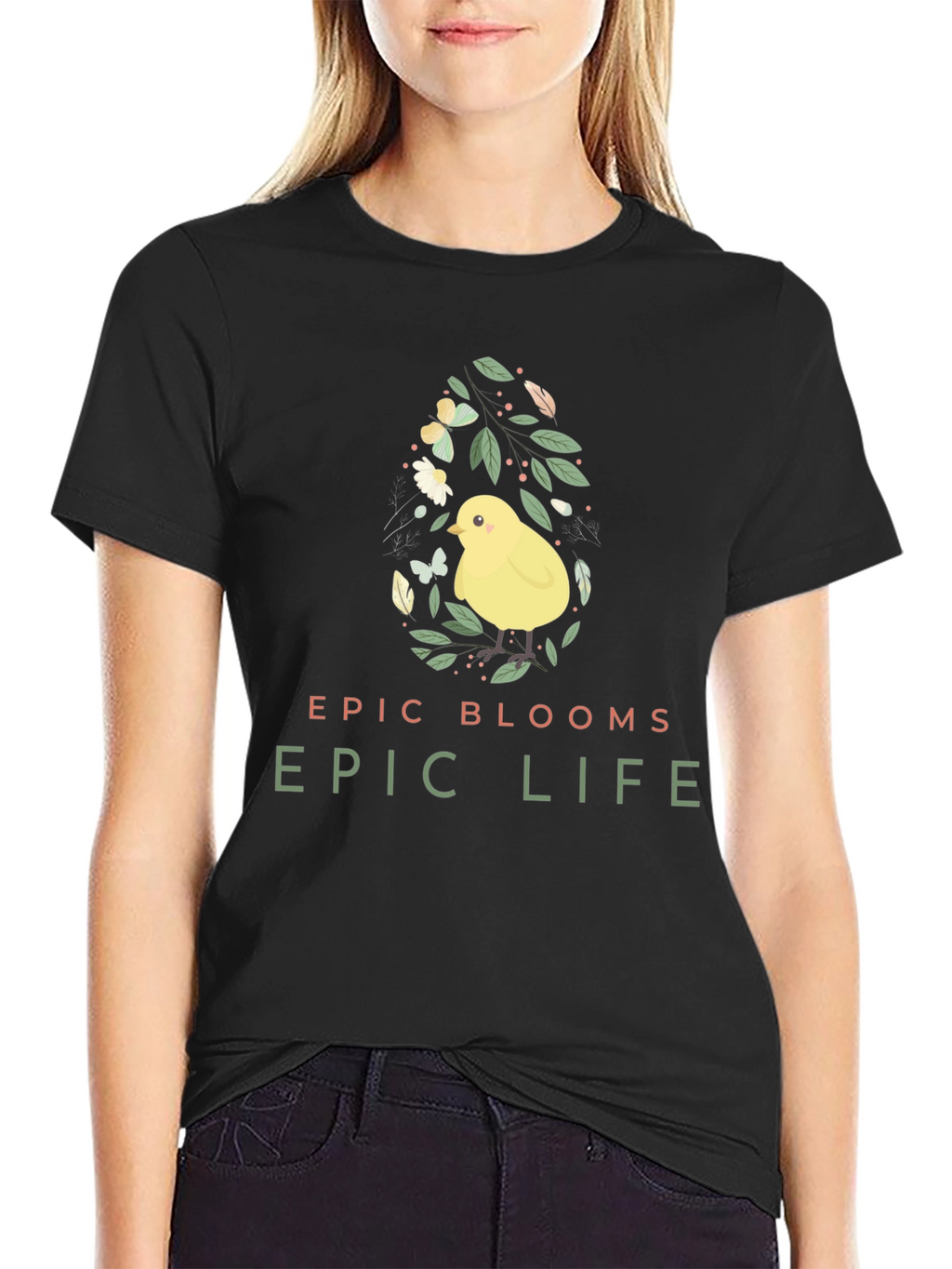 Epic Blooms Life Easter Chick Tee