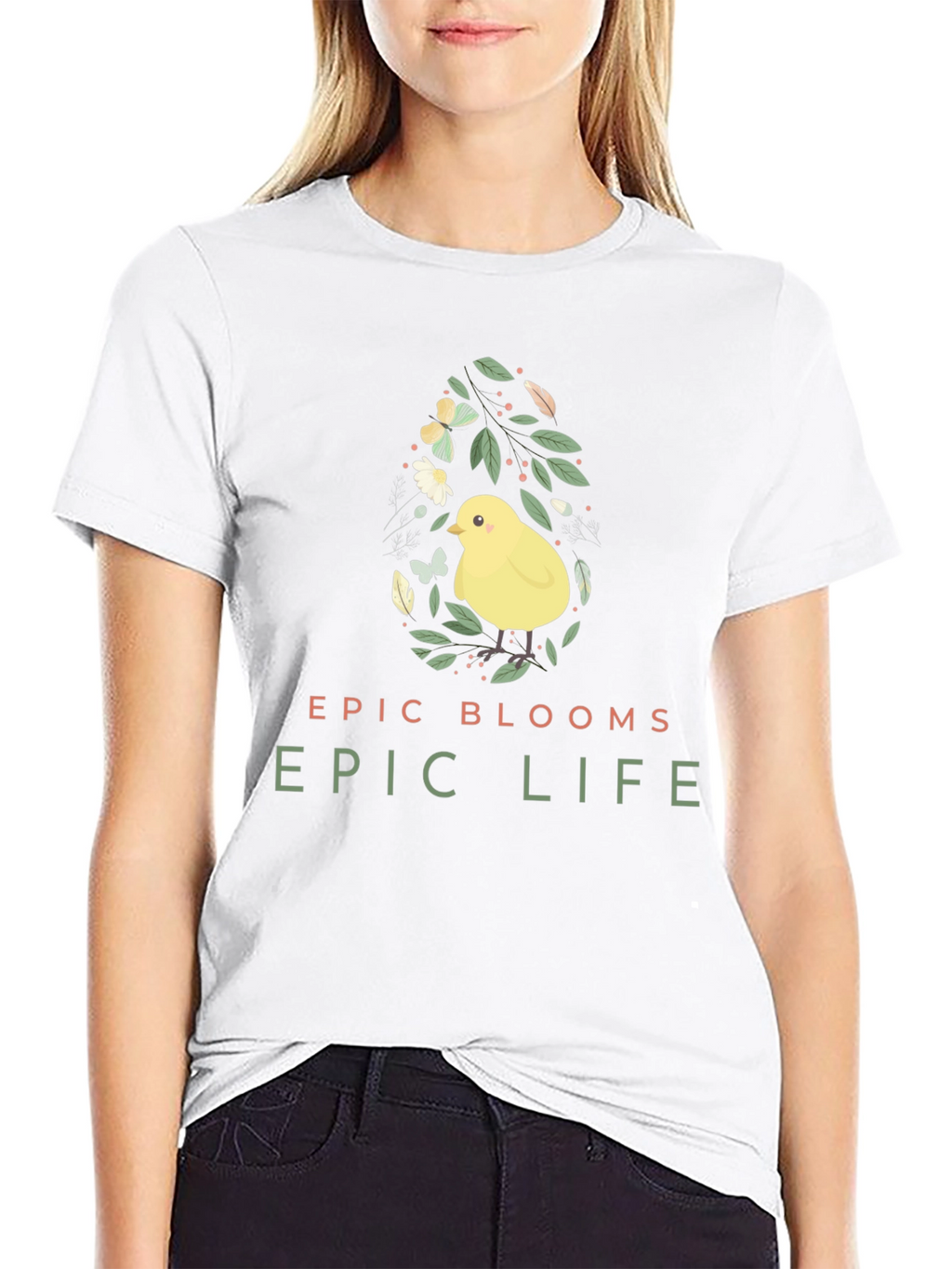 Epic Blooms Life Easter Chick Tee