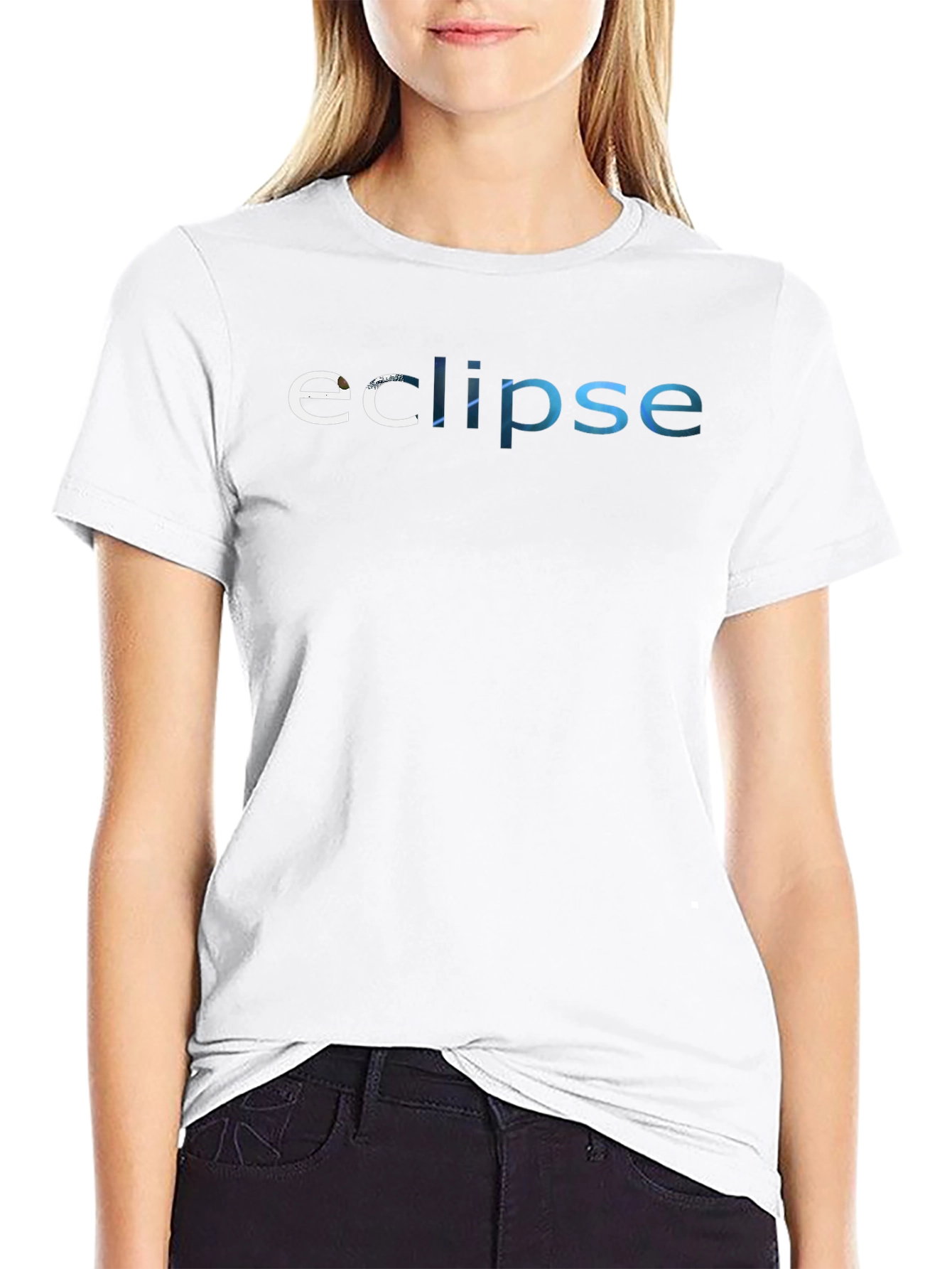 Eclipse Graphic Tee - Stylish Mens Black T-Shirt