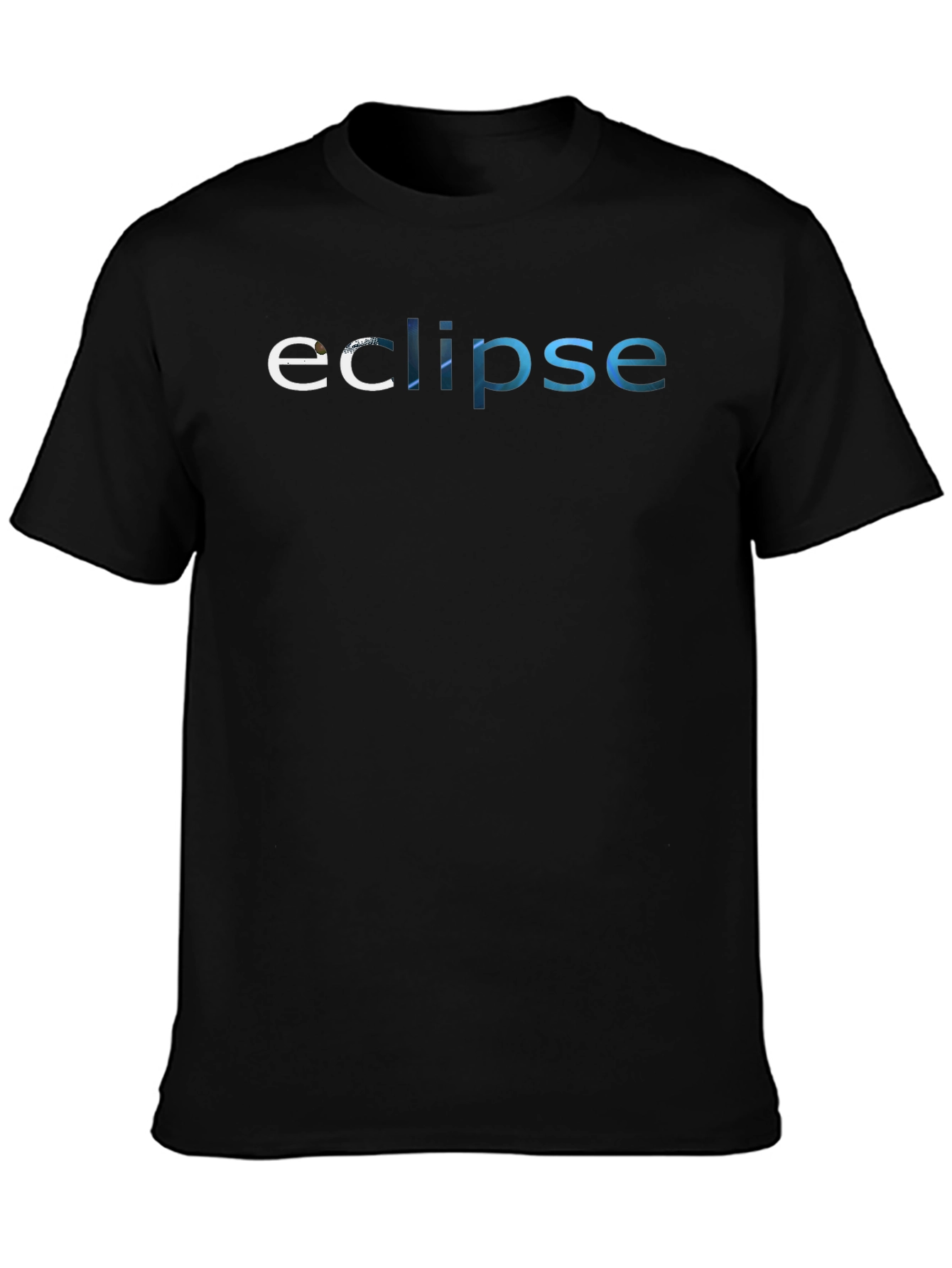 Eclipse Graphic Tee - Stylish Mens Black T-Shirt