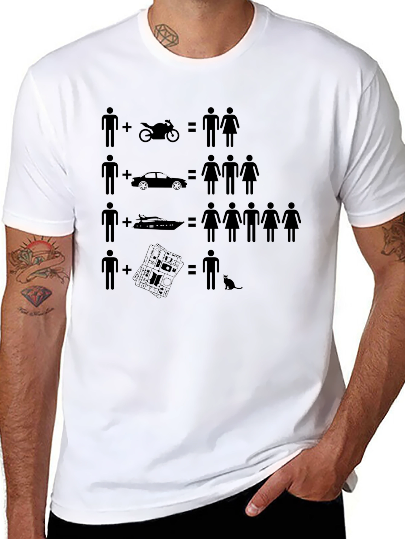 Funny Equation Graphic T-Shirt