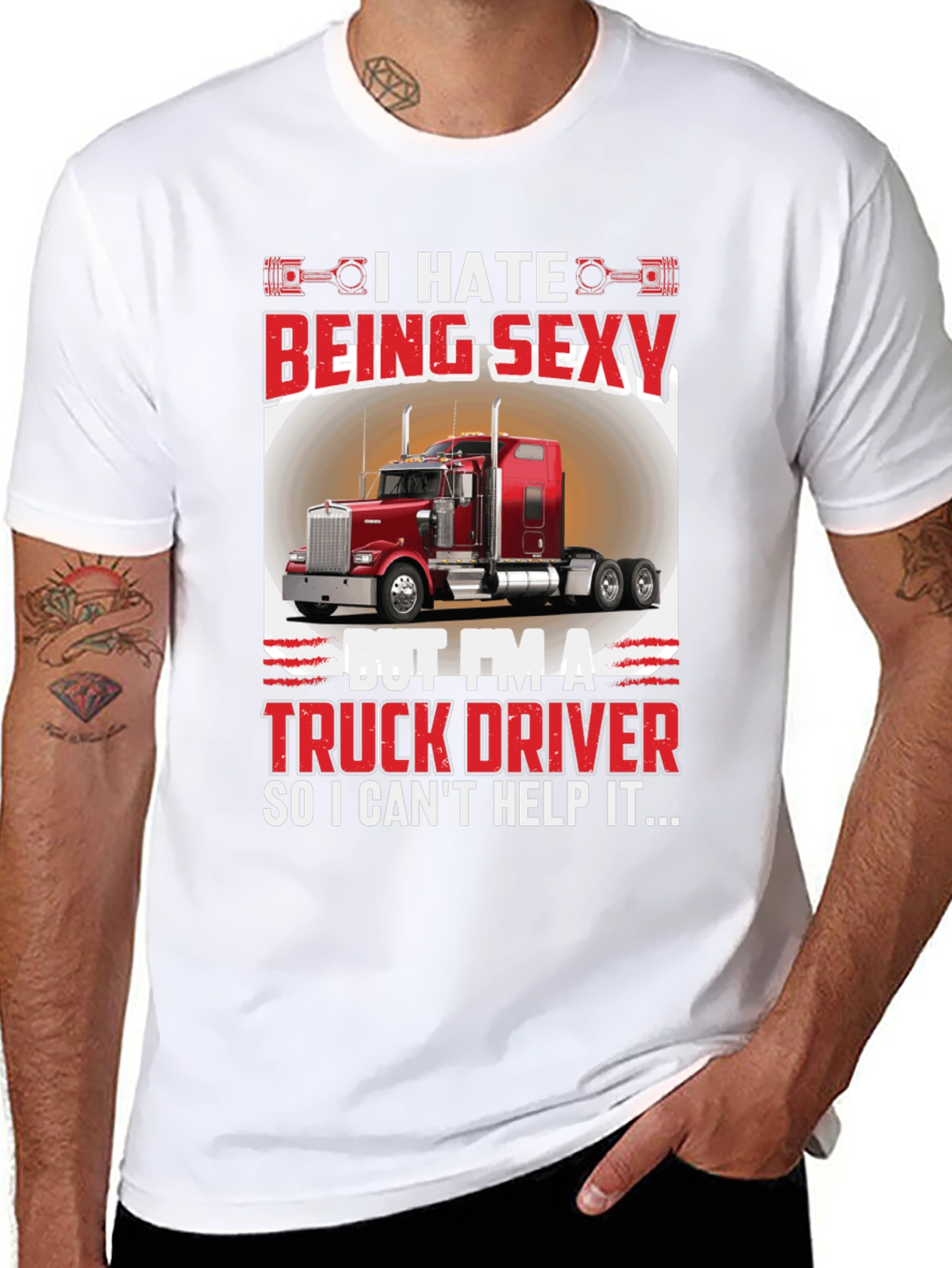 Funny Truck Driver Graphic T-Shirt