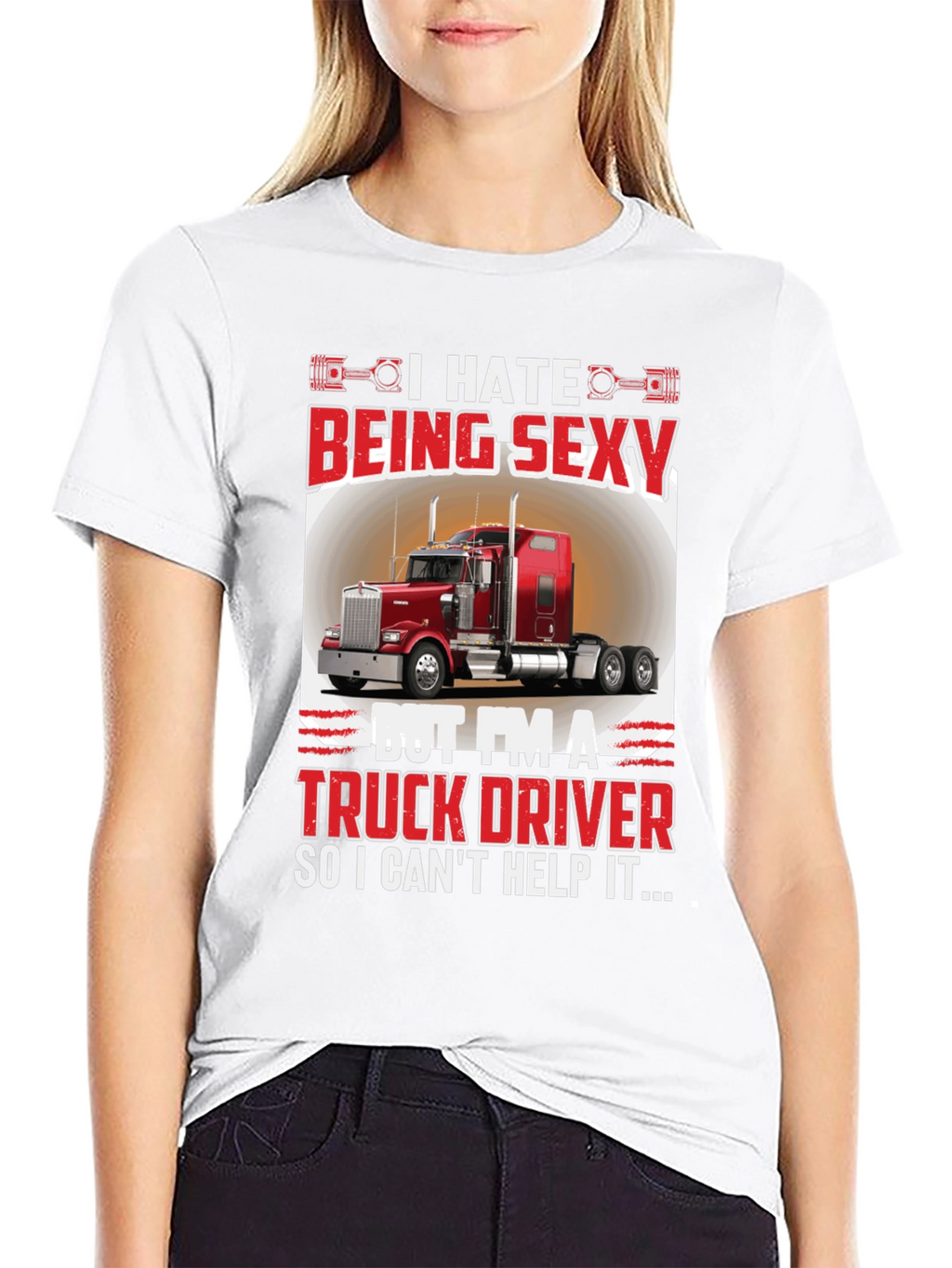 Funny Truck Driver Graphic T-Shirt
