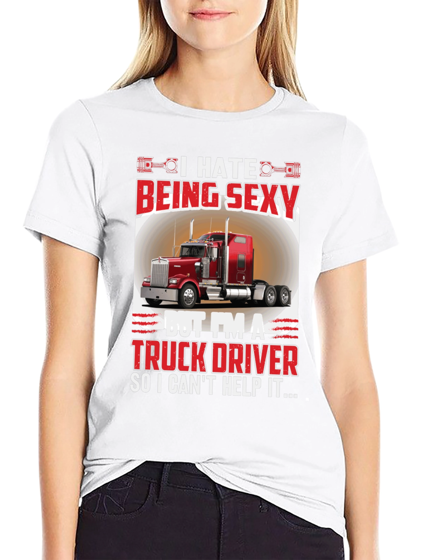 Funny Truck Driver Graphic T-Shirt