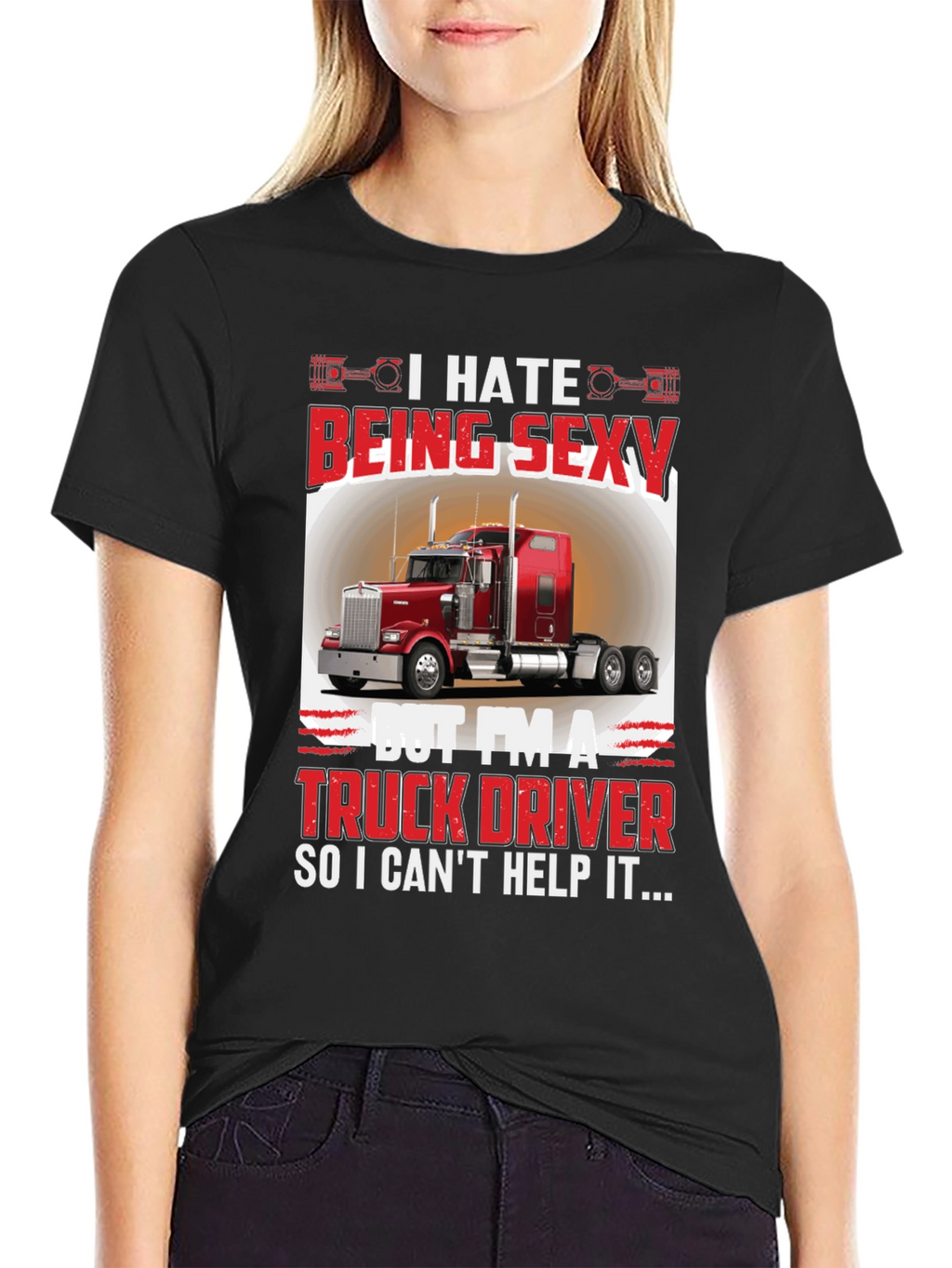Funny Truck Driver Graphic T-Shirt