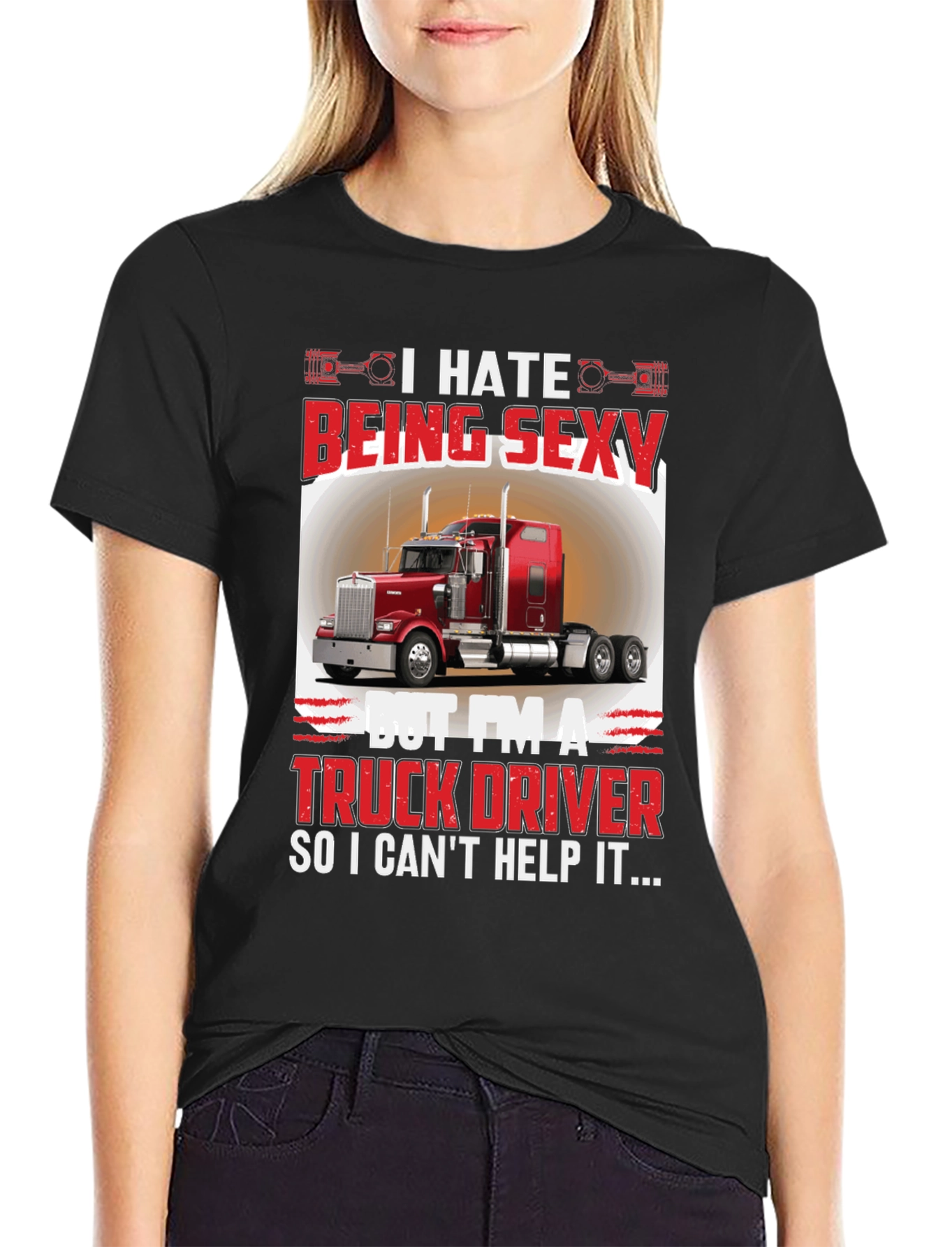 Funny Truck Driver Graphic T-Shirt