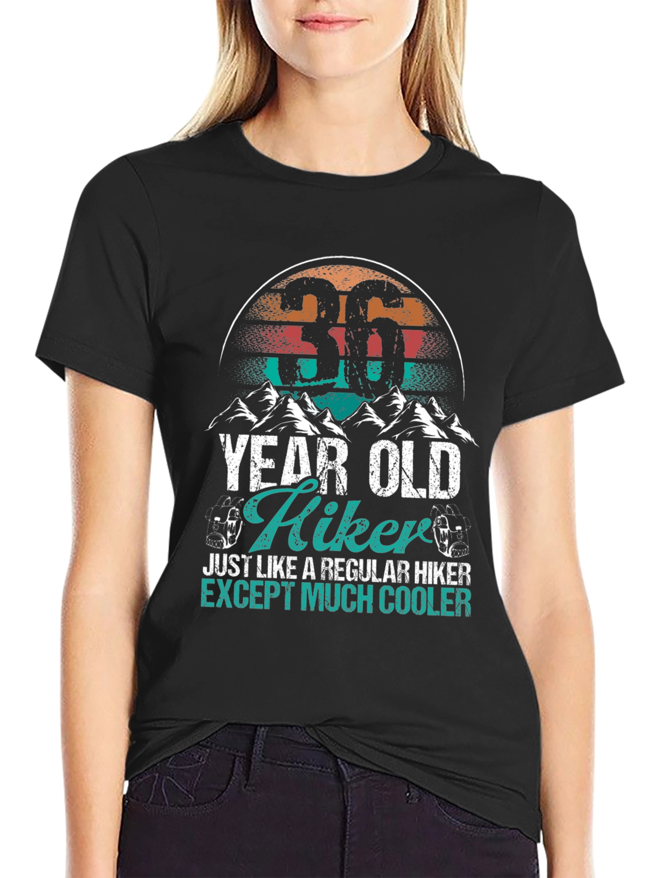 36 Year Old Hiker T-Shirt - Much Cooler Than Regular