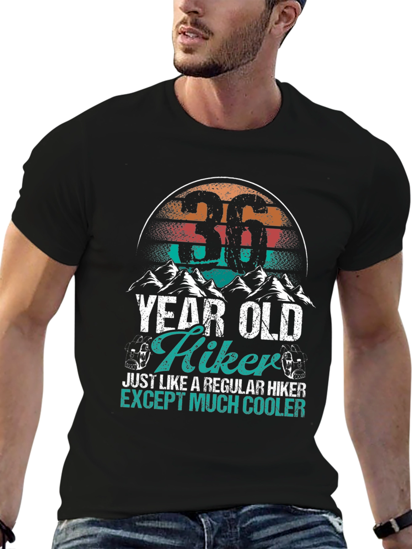 36 Year Old Hiker T-Shirt - Much Cooler Than Regular