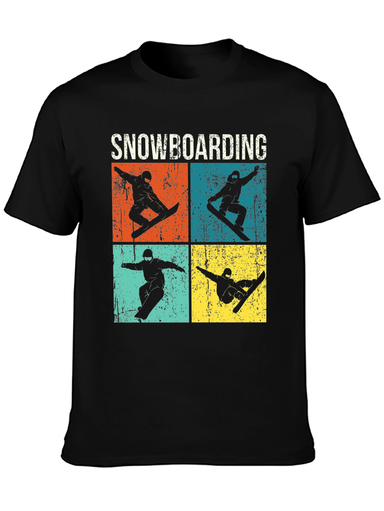 Retro Snowboarding T-Shirt - Vintage Style