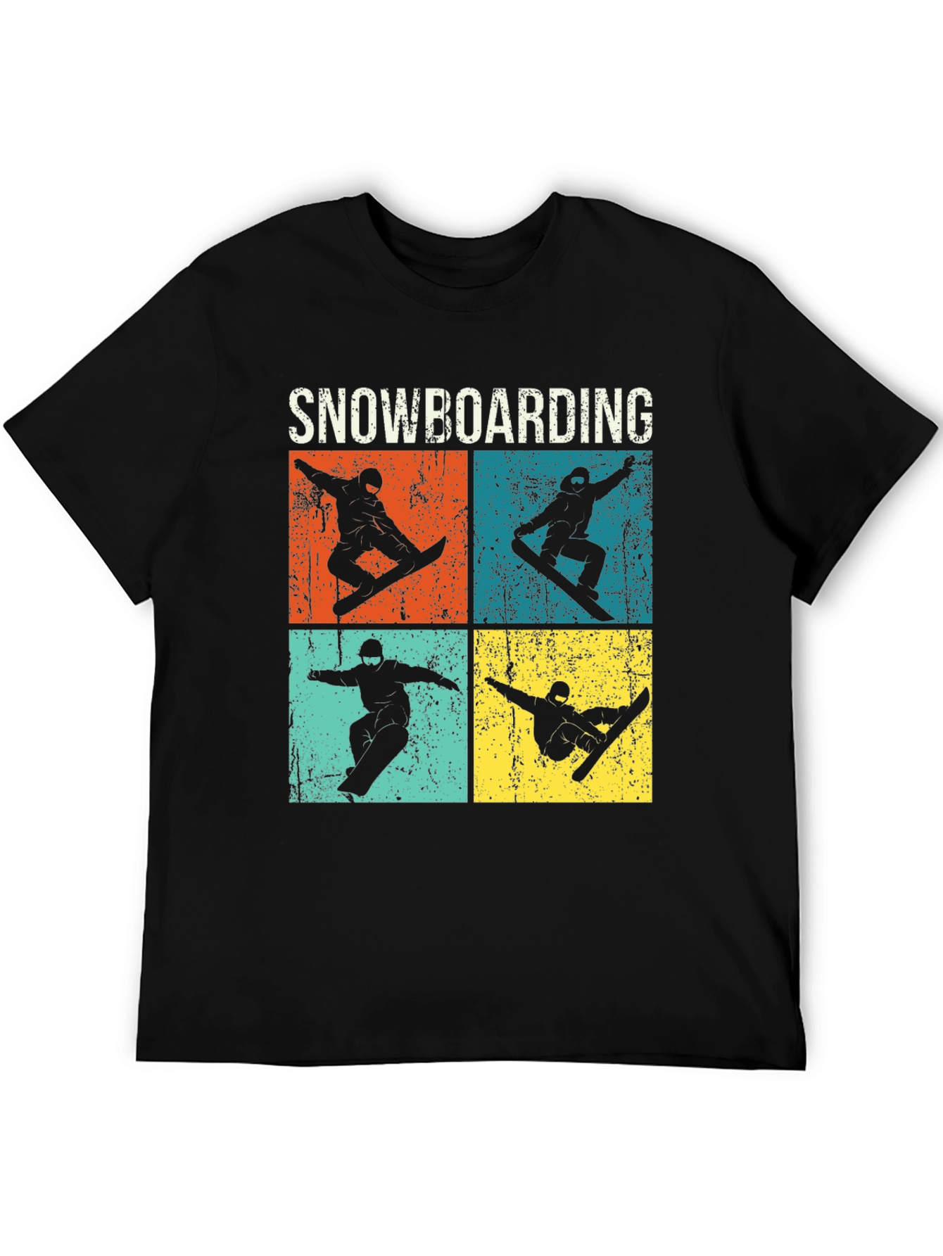 Retro Snowboarding T-Shirt - Vintage Style