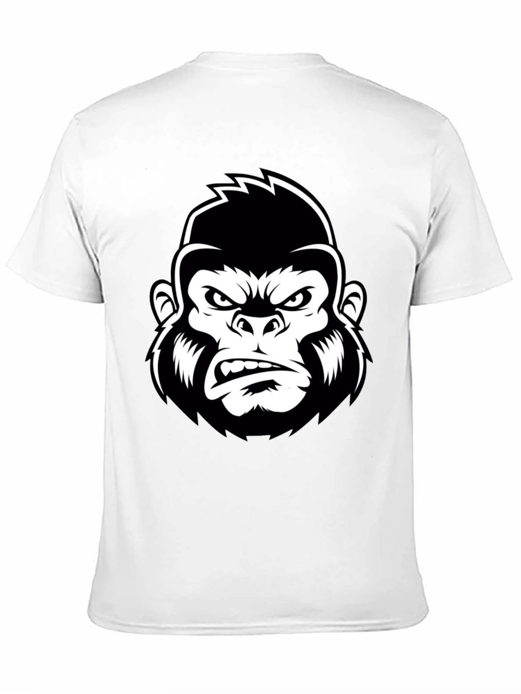 Mens Black Gorilla Graphic Tee