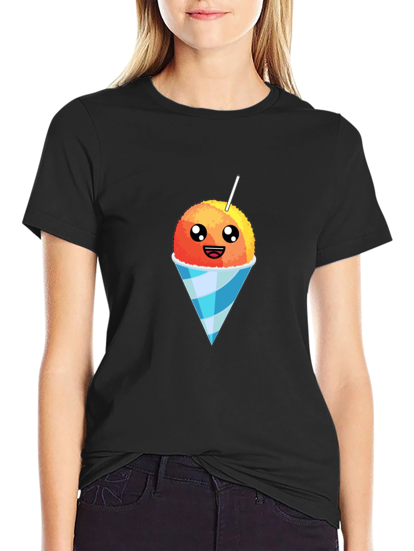 Snow Cone Graphic Tee - Sweet Treat Design