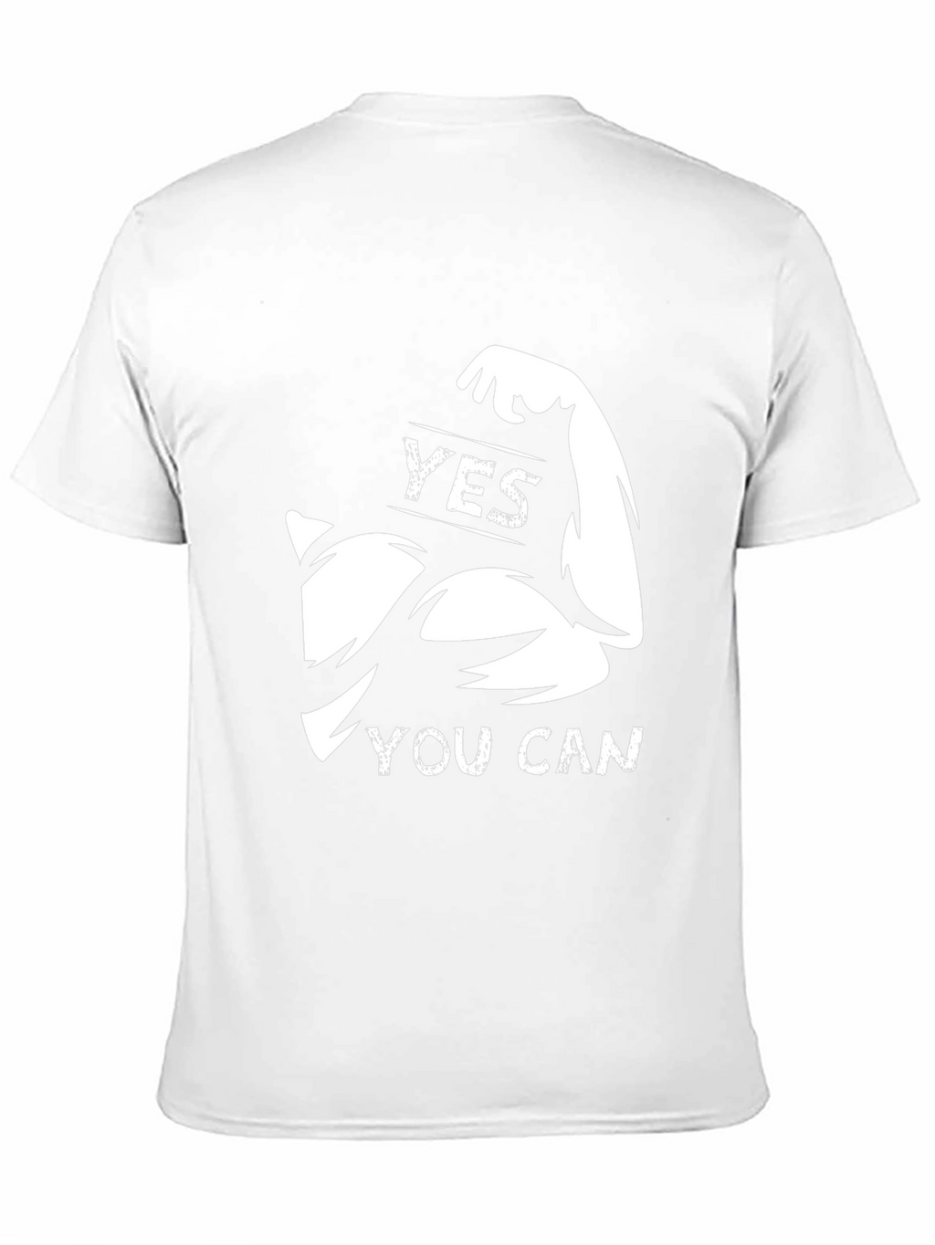 Motivational Yes You Can Graphic T-Shirt