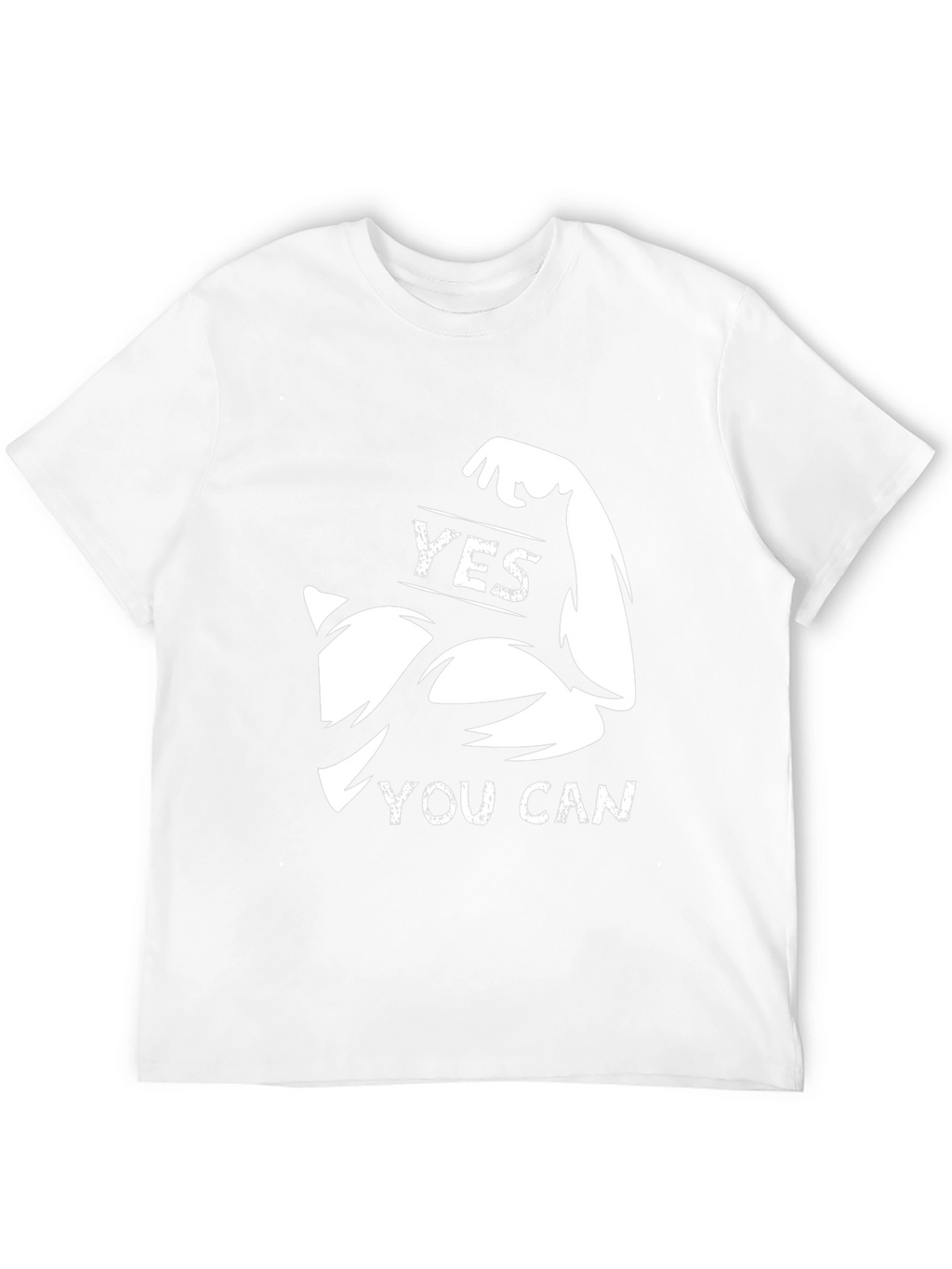 Motivational Yes You Can Graphic T-Shirt