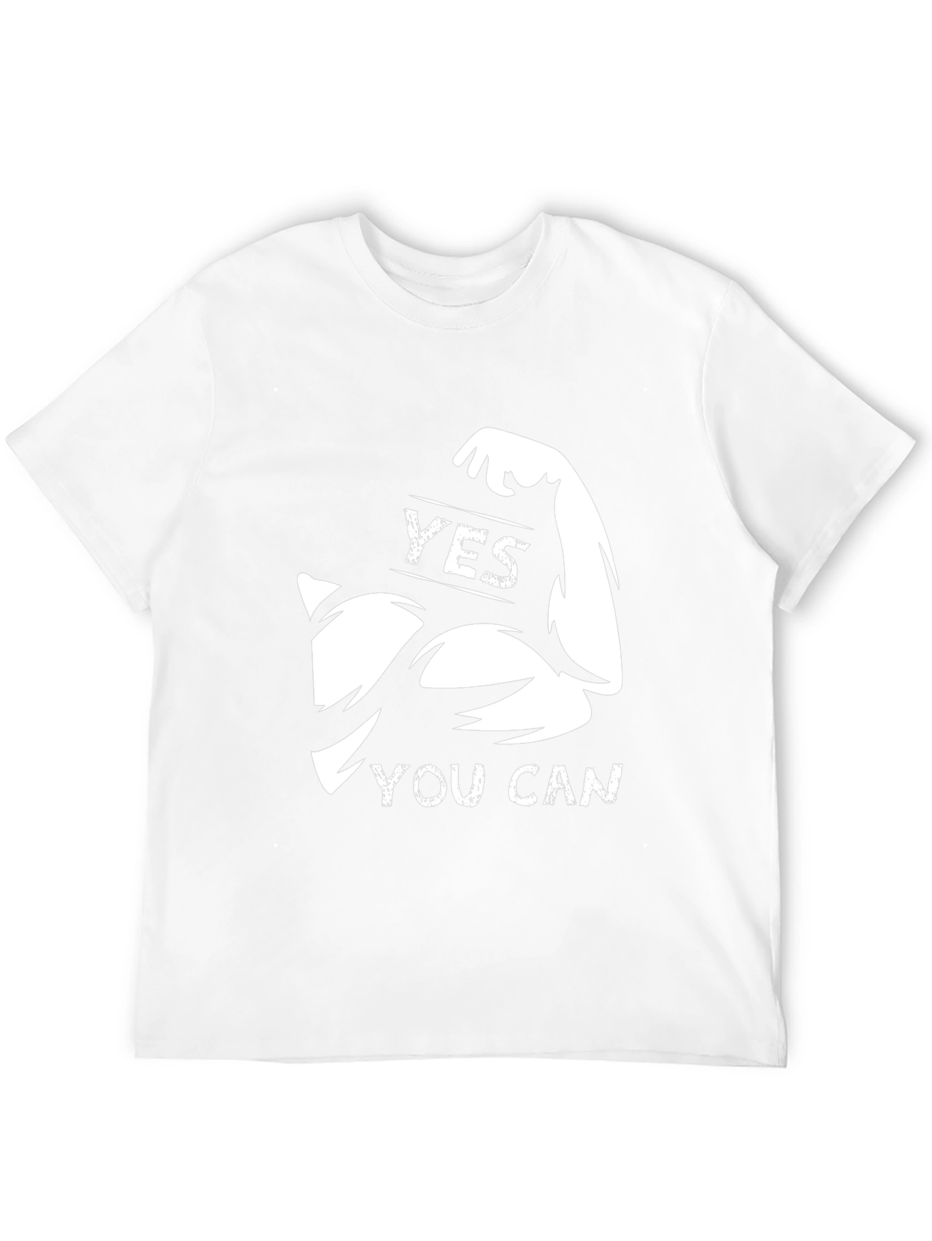 Motivational Yes You Can Graphic T-Shirt