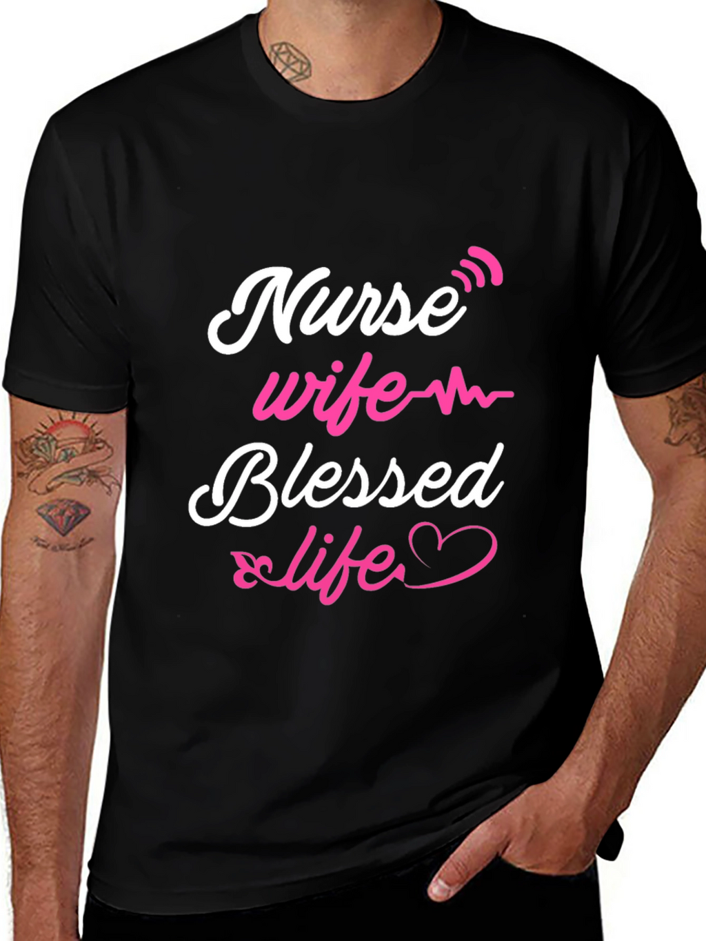 Nurse Wife Blessed Life T-Shirt