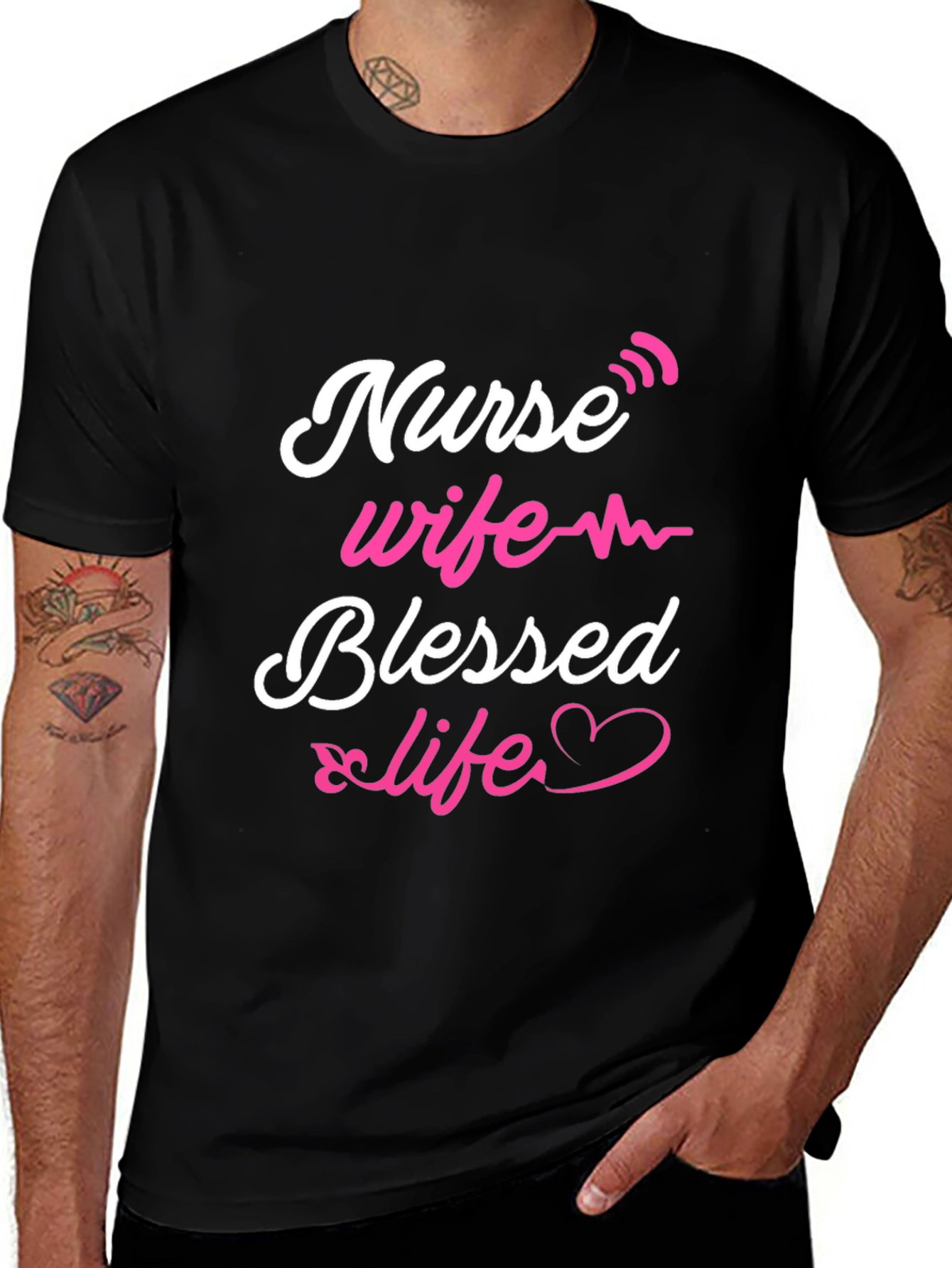 Nurse Wife Blessed Life T-Shirt
