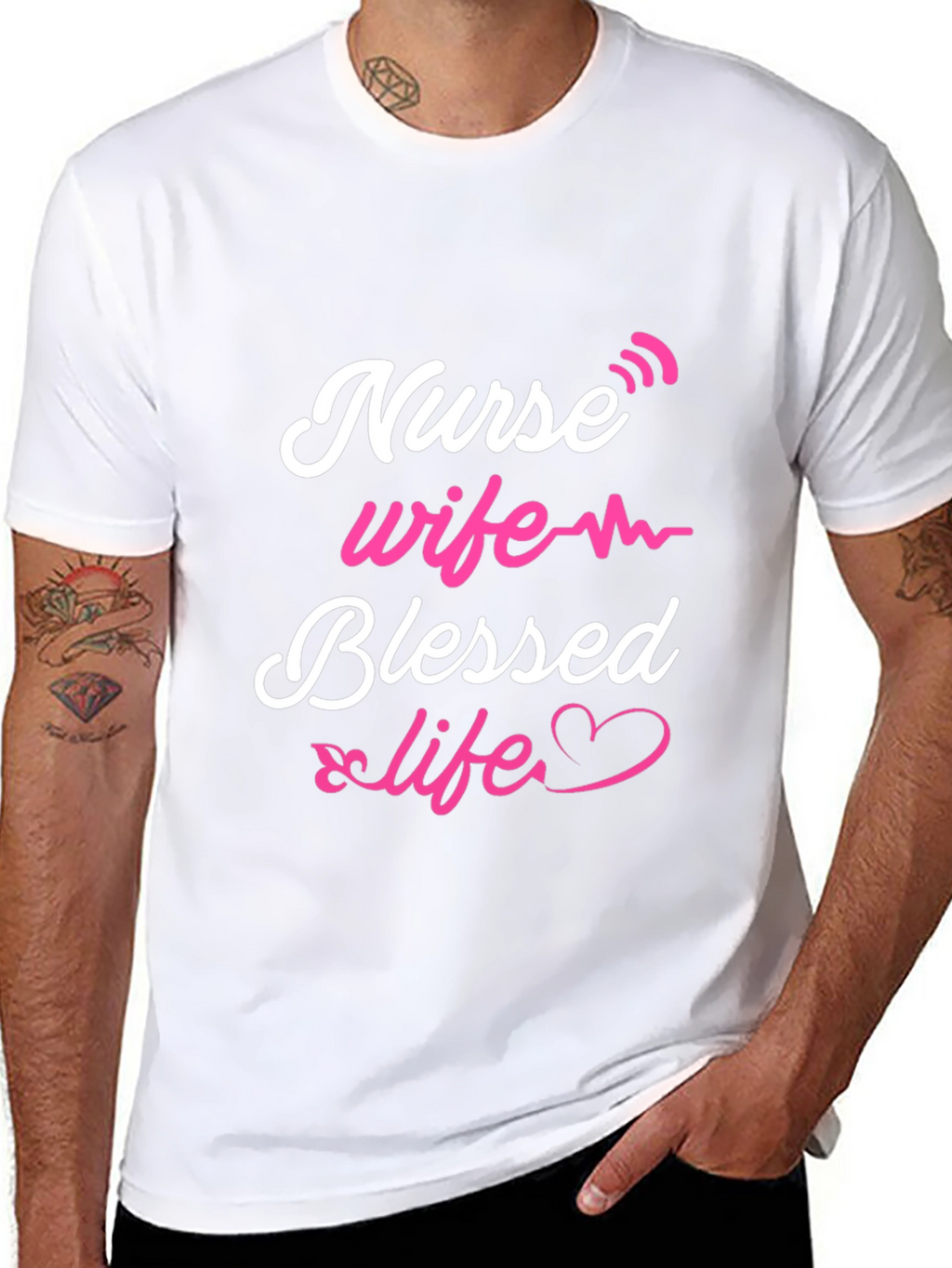 Nurse Wife Blessed Life T-Shirt