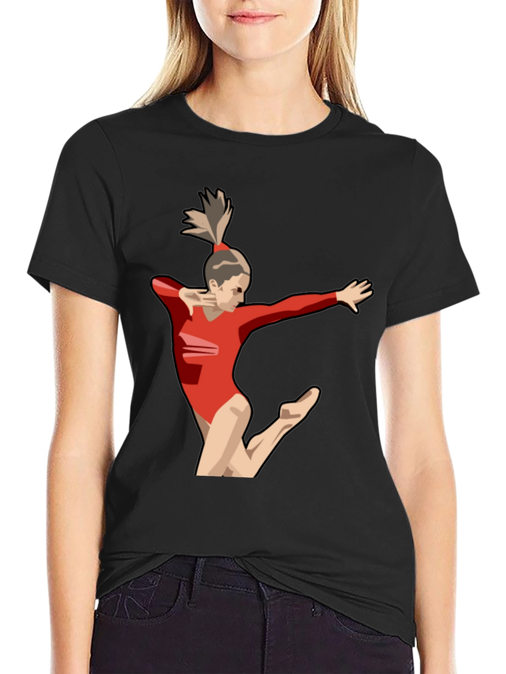 Gymnast T-Shirt: Sporty Graphic Tee