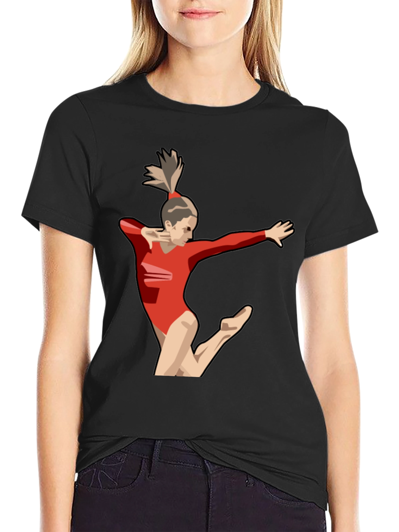 Gymnast T-Shirt: Sporty Graphic Tee