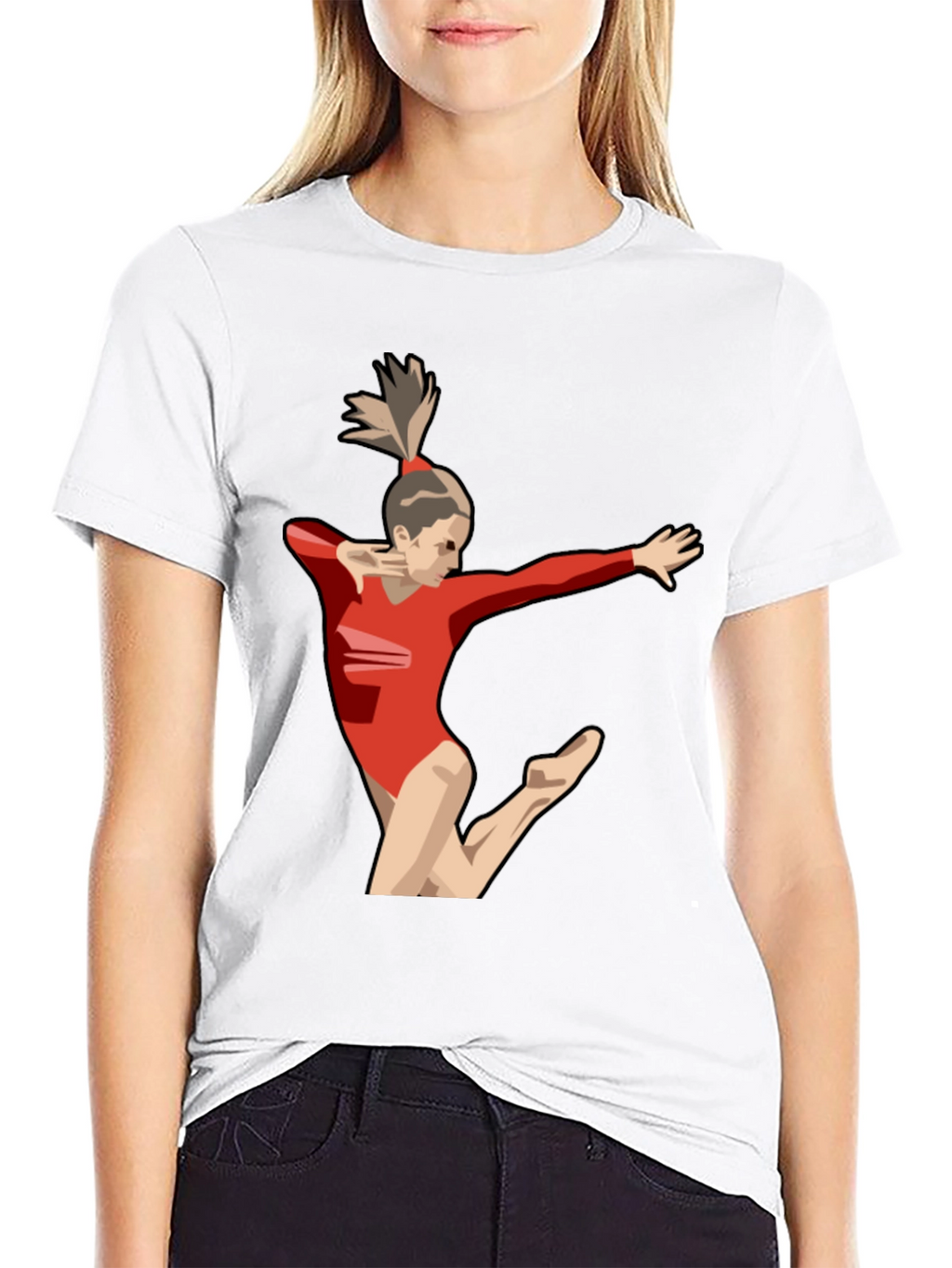 Gymnast T-Shirt: Sporty Graphic Tee