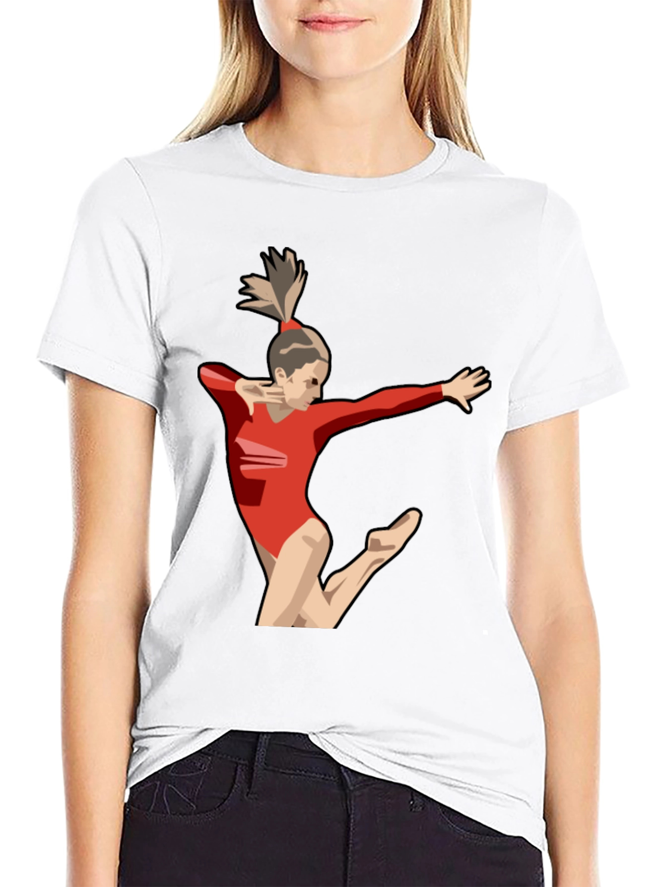 Gymnast T-Shirt: Sporty Graphic Tee
