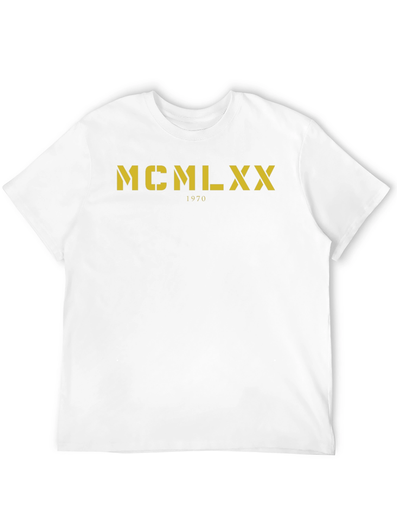 MCMMLXX 1970 Graphic Tee - Vintage Style